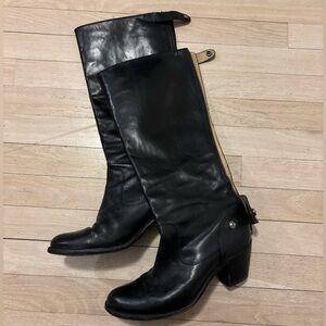 Frye Black Leather Boots